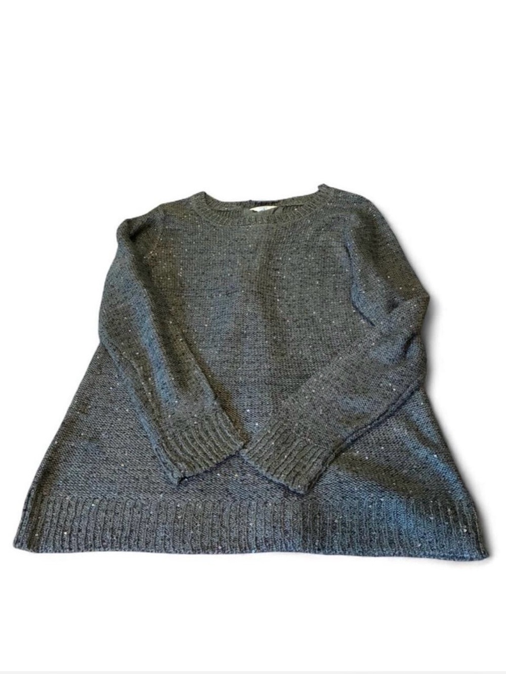 Time and Tru Charcoal Crew Sweater
